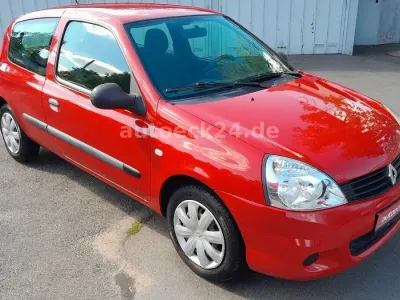 Gebraucht Renault Clio II Authentique 58 PS (42 kW) 2010 Rot Kleinwagen