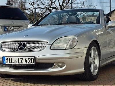 Gebraucht Mercedes SLK200 163 PS (119 kW) 2003 Silber Cabrio