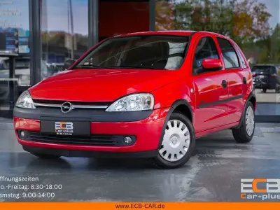 Używany Opel Corsa 58 KM (42 kW) 2003 Czerwony Hatchback