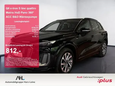 Gebraucht Audi Q6 e-tron S-Line 284 kW (387 PS) 2025 Mythosschwarz metallic SUV