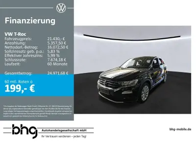 Gebraucht VW T-Roc Sportline 150 PS (110 kW) 2022 Schwarz SUV