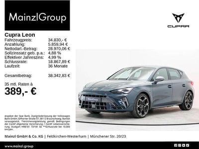 Fjord blau Gebraucht 2025 Cupra Leon VZ Limousine | 34.830 € (Superpreis)