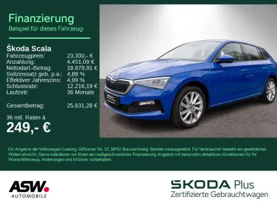 Brugt Skoda Scala Style 150 HK (110 kW) 2023 Blå Hatchback