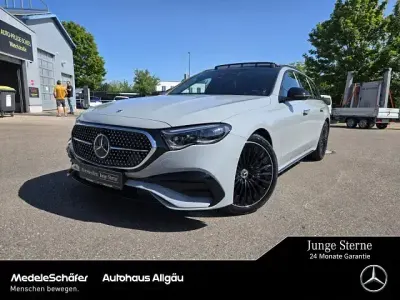 Gebraucht Mercedes E450 AMG 367 PS (269 kW) 2025 Manufaktur alpingrau uni Kombi