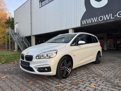 Gebraucht BMW 220 Gran Tourer Luxury Line 190 PS (139 kW) 2016 Weiß Van / Kleinbus