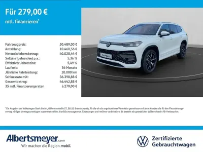 Gebraucht VW Tayron R-line 193 PS (141 kW) 2025 Weiß SUV