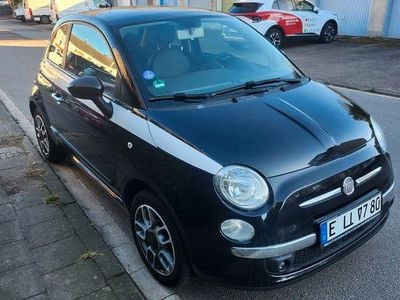Gebraucht Fiat 500 Lounge 101 PS (74 kW) 2010 Schwarz Kleinwagen