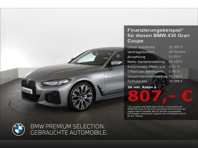 Second-hand BMW 430 Gran Coupé M Sport 286 CP (210 kW) 2024 Gri Coupe
