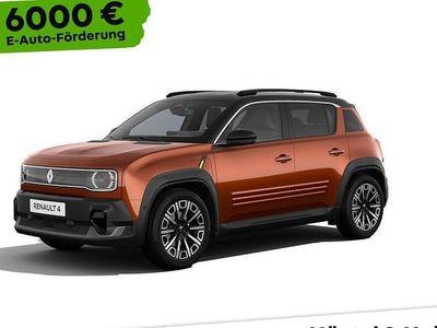 Neu Renault 4 E-Tech Iconic 110 kW (150 PS) 2025 Terracottabraun mit schwarzem dach (schwarz) SUV