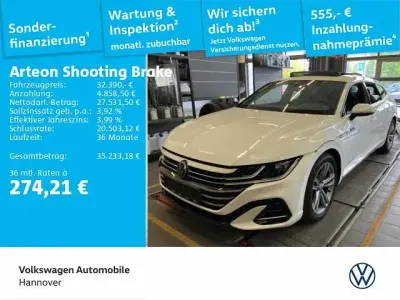 Gebraucht VW Arteon R-line 190 PS (139 kW) 2023 Oryxweiß perlmutteffekt Kombi