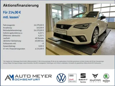 Gebraucht Seat Ibiza FR-Line 95 PS (69 kW) 2023 Candyweiß Kleinwagen
