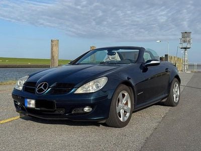 Usata Mercedes SLK200 163 CV (119 kW) 2004 Blu Cabrio