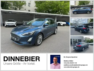 Gebraucht Ford Focus Titanium 125 PS (91 kW) 2019 Blau (metallic) Kombi