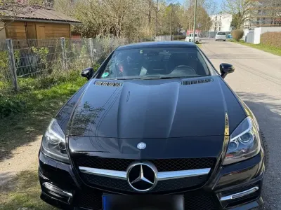 Gebraucht Mercedes SLK200 204 PS (150 kW) 2016 Schwarz Cabrio