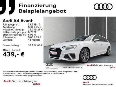 Weiß Gebraucht 2024 Audi A4 S-Line Kombi | 33.399 € (Guter Preis)