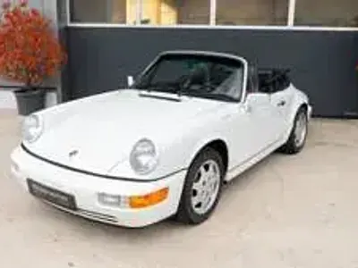 Brugt Porsche 911 Carrera Cabriolet 250 HK (183 kW) 1990 Hvid Cabriolet