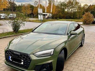 Begagnad Audi A5 Sportback S-line plus 204 HK (150 kW) 2022 Grön Halvkombi