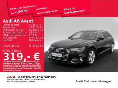 Używany Audi A6 Sport 299 KM (219 kW) 2022 Czarny Kombi