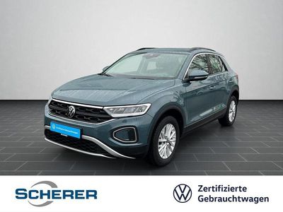 Gebraucht VW T-Roc Life 116 PS (85 kW) 2025 Petroleum blue metallic (metallic) SUV