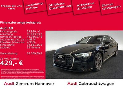 Mythosschwarz metallic Gebraucht 2022 Audi A8 Ambiente Limousine | 59.950 € (Fairer Preis)