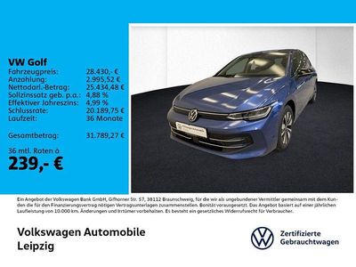 Gebraucht VW Golf VIII Goal 116 PS (85 kW) 2025 Blau Limousine