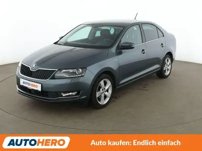 Gebraucht Skoda Rapid Clever 95 PS (69 kW) 2018 Grau Kleinwagen