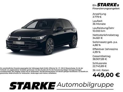 Schwarz (grenadillschwarz metallic) Gebraucht 2025 VW Golf Style Limousine | 38.440 € (Teuer)