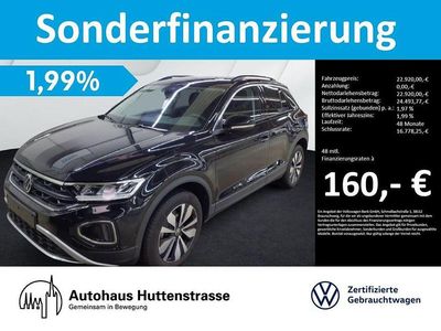Second-hand VW T-Roc Goal 116 CP (85 kW) 2025 Negru SUV
