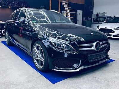 Schwarz Gebraucht 2015 Mercedes C300e AMG line Limousine | 13.900 € (Teuer)