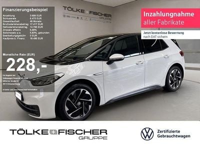 Gebraucht VW ID.3 Pure 110 kW (150 PS) 2021 Gletscherweiß (metallic) Kleinwagen
