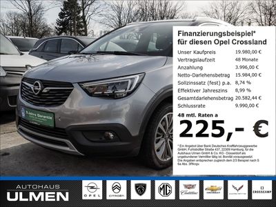gebraucht Opel Crossland X Ultimate 1.2 Turbo NaviVoll-LED Alu Parklenkassist.Keyless Klimaauto.+SHZ PDCv