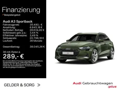 Gebraucht Audi A3 Advanced 150 PS (110 kW) 2025 Distriktgrün metallic Limousine