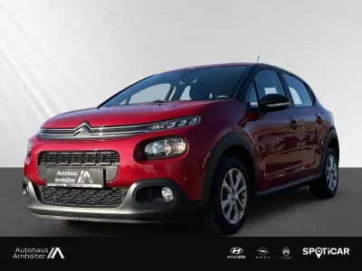 Gebraucht Citroën C3 PureTech 82 PS (60 kW) 2019 Lackierung rot rubi/metallic k Kleinwagen