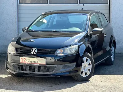 Gebraucht VW Polo Trendline 60 PS (44 kW) 2011 Schwarz Kleinwagen
