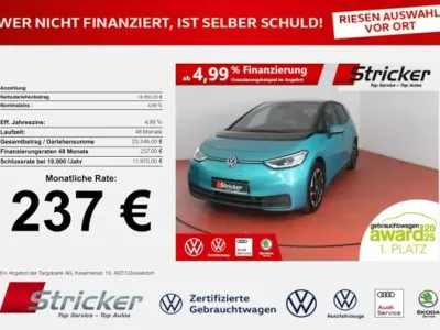 Gebraucht VW ID.3 150 kW (204 PS) 2020 Türkis (metallic) Kleinwagen