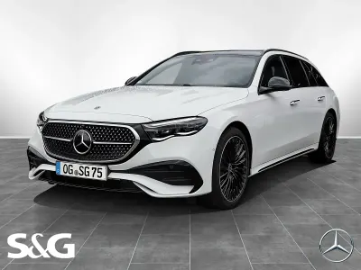 Gebraucht Mercedes E220 AMG 197 PS (144 kW) 2026 Unilack polarweiß Kombi