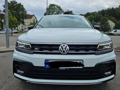 Gebraucht VW Tiguan Allspace Highline 200 PS (147 kW) 2021 Weiß SUV