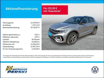 Gebraucht VW T-Roc R-line 110 PS (80 kW) 2022 Silber SUV