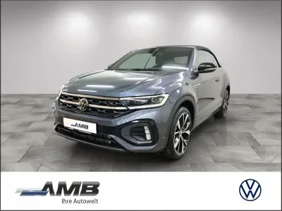 Gebraucht VW T-Roc Cabriolet R-line 150 PS (110 kW) 2025 Rauchgrau metallic schwarz Cabrio