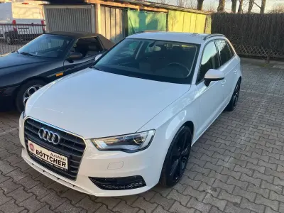 Gebraucht Audi A3 Ambition 179 PS (131 kW) 2013 Gletscherweiss metallic Kombi