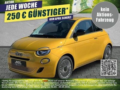 Neu Fiat 500 Icon 65 PS (47 kW) 2026 Sun of italy gelb Limousine
