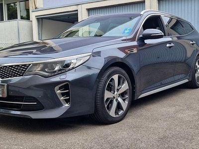 Schwarz Gebraucht 2017 Kia Optima GT-Line Kombi | 21.750 € (Teuer)
