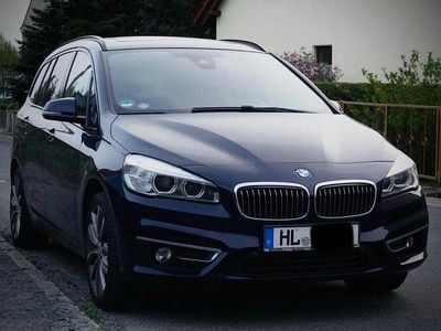 Gebraucht BMW 218 Gran Tourer Luxury Line 136 PS (100 kW) 2016 Blau Van / Kleinbus