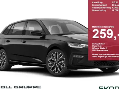 Neu Skoda Scala 150 PS (110 kW) 2026 Schwarz Kleinwagen