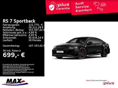 Usado Audi RS7 Performance 630 HP (463 kW) 2025 Preto Citadino