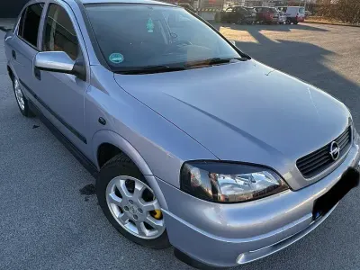 Occasion Opel Astra Elegance 84 ch (61 kW) 2002 Gris Berline