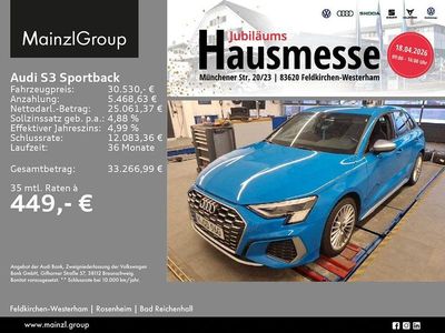 Gebraucht Audi S3 Design 310 PS (228 kW) 2022 Turboblau Limousine