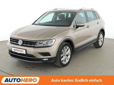 Usata VW Tiguan Highline 150 CV (110 kW) 2018 Beige SUV
