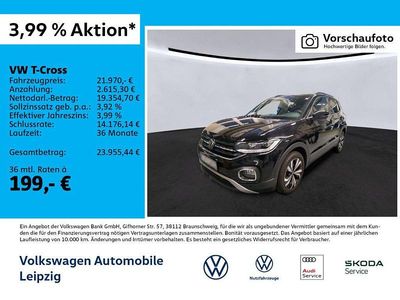 Gebraucht VW T-Cross Active 110 PS (80 kW) 2022 Schwarz SUV