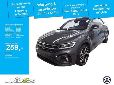 Gebraucht VW T-Roc Cabriolet R-line 150 PS (110 kW) 2025 Grau Cabrio